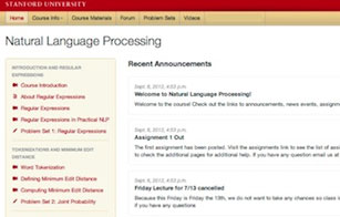 Course page example
